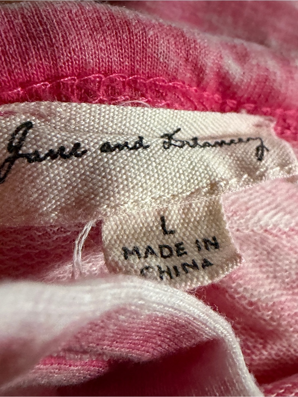 Jane and Delancey Pink Shirt Size L - Picture 3 of 4